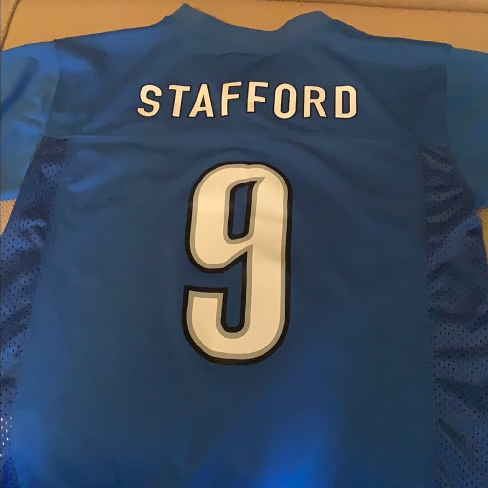 Youth Size 10/12 DETROIT LION “Stafford” Jersey!